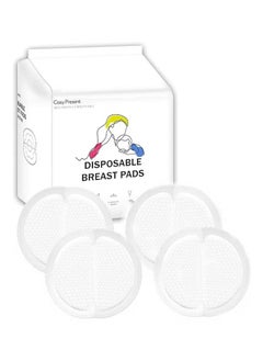 XiuWoo Disposable Soft and Super Absorbent Nursing Breast Pads, 100 Pieces  - Image 1