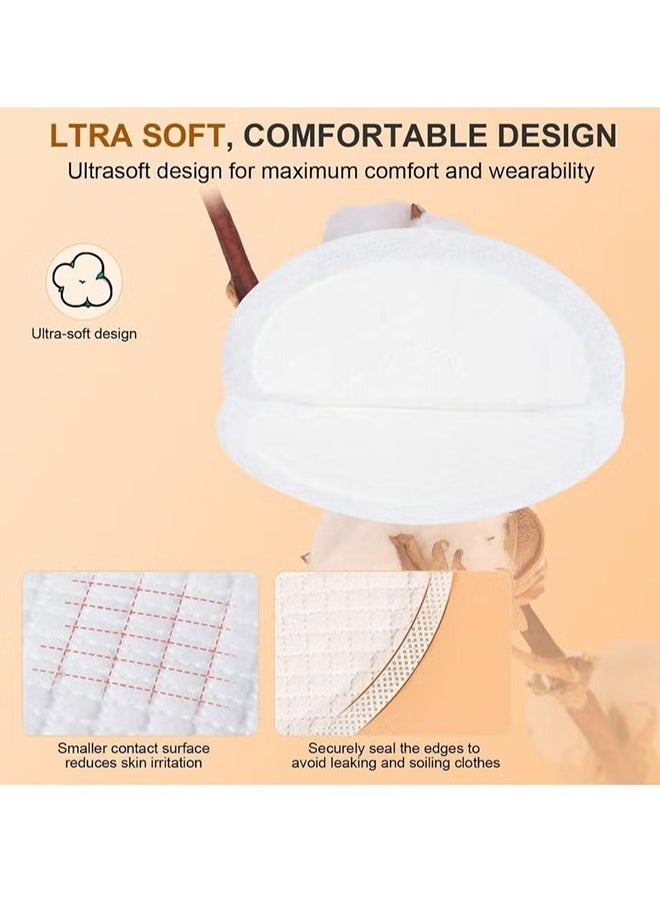 XiuWoo Disposable Soft and Super Absorbent Nursing Breast Pads, 100 Pieces  - Image 3
