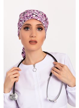 Nur Medikal Giyim Nur Medical Clothing Cheerful Penguins Patterned Hijab Doctor Nurse Hospital Cook Surgical Cap  - Image 2
