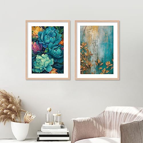 walllane -Modern Art Floral Painting For Living Room Bedroom Office | Painting For Wall Decoration (10 Inch x 13 Inch) Set 4 Cate- 011 - Image 4