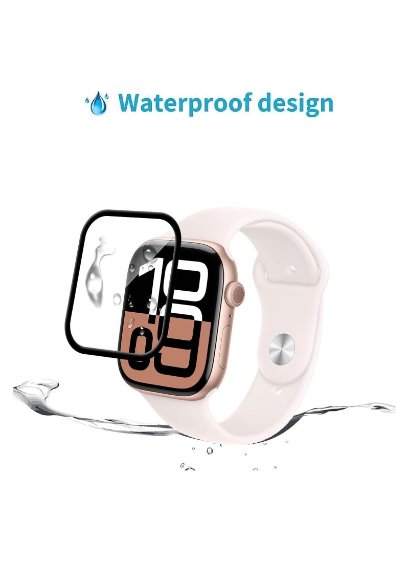 Generic - Screen Protector for Apple Watch Series 10 42mm, [3 Pack] HD Clear Soft TPU Full Coverage 3D Curved Screen Protector for Apple Watch Series 10 42mm[Bubble Free][High Sensitivity] - Image 1