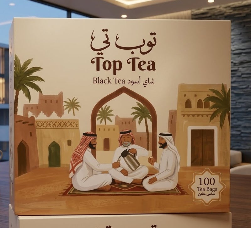 شاي اسود توب تي100كيس