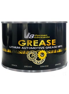 V8 German Lubricants V8 German Lubricants Lithium Automotive Grease MP3 – High-Performance Multipurpose Grease for Vehicles and Machinery (500G) 