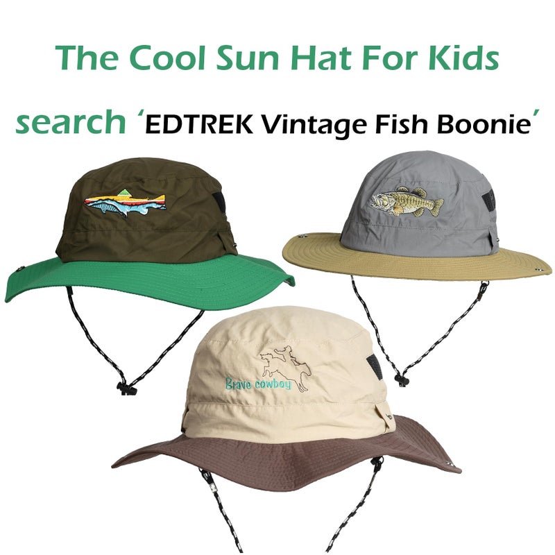 EDTREK Elite Youth Performance Mesh Hat - Boys Girls Hunting Hat and Fishing Hat (Red with Blue) - Image 3