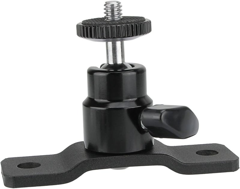 CAMVATE 1/4"-20 Ball Head with Bottom Pedestal Mount for Monitor/Surveillance System Support - 2324 - Image 3