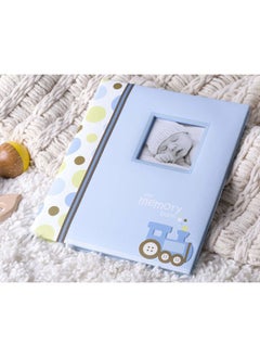 pearhead Train Baby Five Year Memory Book Photo Journal, Cherish Every Precious Moment Of Your Babys First Years, Blue  - Image 2