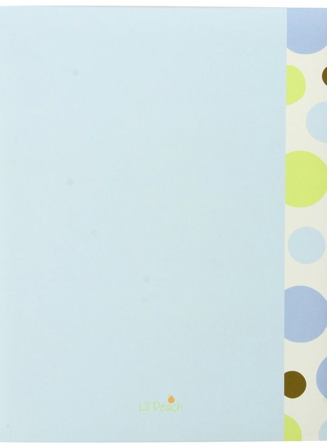 pearhead Train Baby Five Year Memory Book Photo Journal, Cherish Every Precious Moment Of Your Babys First Years, Blue  - Image 3