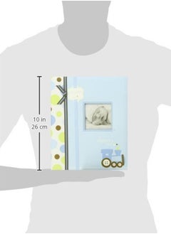 pearhead Train Baby Five Year Memory Book Photo Journal, Cherish Every Precious Moment Of Your Babys First Years, Blue  - Image 5