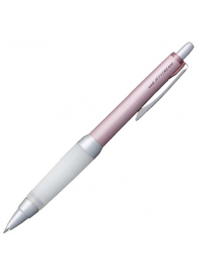 Uni Alpha-Gel Jetstream 0.7 mm Ball Point Pen, Pink Body, Black Ink (SXN1000071P13) - Image 1