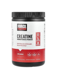 Force Factor Force Factor, Creatine Monohydrate Powder, Unflavored, 10.6 oz (300 g)  - Image 1