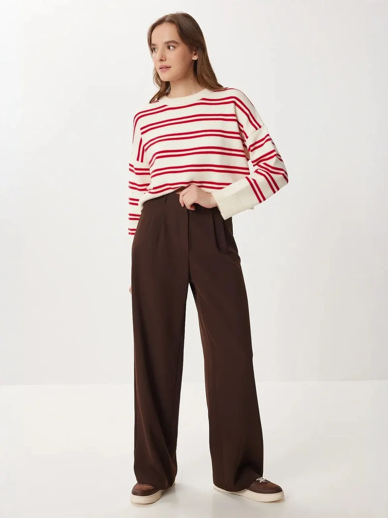 السعادة في إسطنبول ISTANBUL High Waist Wide Leg Palazzo Pants