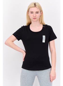 Adidas Women Sportswear Fit Short Sleeves Outdoor Top, Black  - Image 1