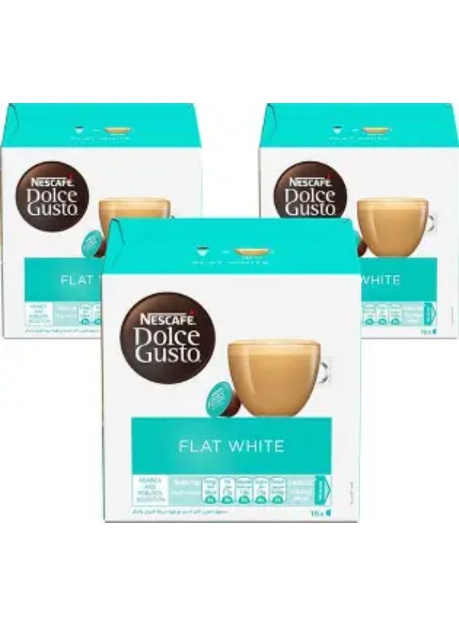 Dolce Gusto Nescafe Dolce Gusto Flat White Coffee Capsules (48 Capsules, 48 Cups) - - Image 2