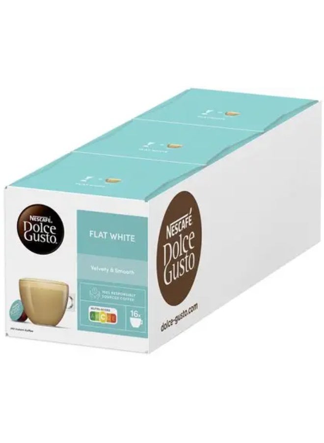 Dolce Gusto Nescafe Dolce Gusto Flat White Coffee Capsules (48 Capsules, 48 Cups) - - Image 3