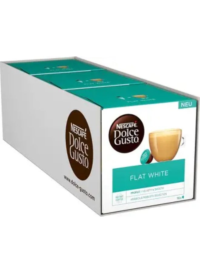 Dolce Gusto Nescafe Dolce Gusto Flat White Coffee Capsules (48 Capsules, 48 Cups) - - Image 4