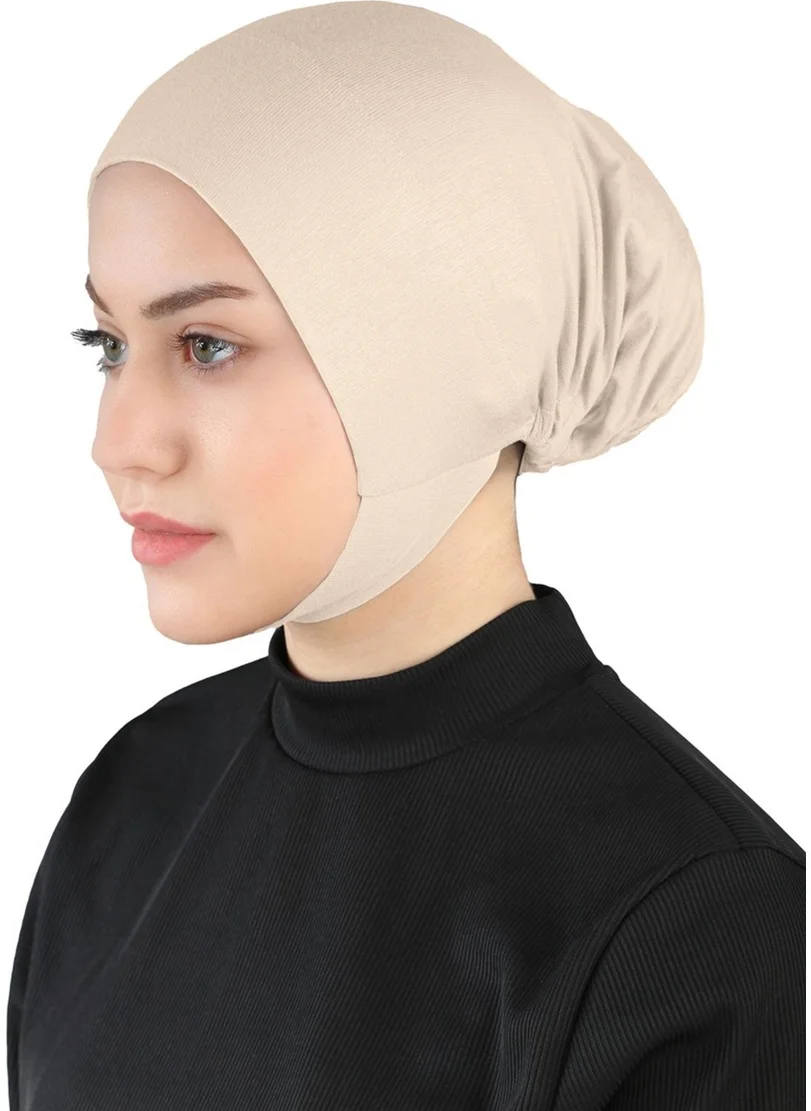 Ecardin Chin Hijab Bonnet - St 110 Light Beige