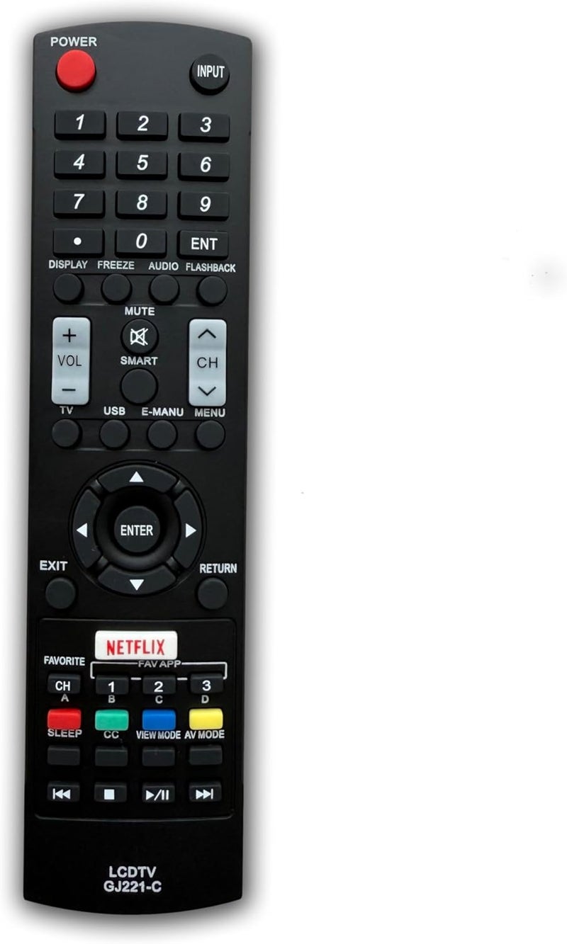 BOMAZ Remote Control Replacement for Sharp Smart LCD TV LC-65LE645U LC-32LE653U LC-55LE653U LC-48LE653U LC-43UB30U LC-50UB30U LC-55UB30U LC-65UB30U LC-43LE653U - Image 1