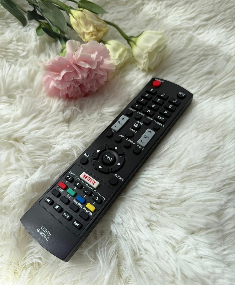 BOMAZ Remote Control Replacement for Sharp Smart LCD TV LC-65LE645U LC-32LE653U LC-55LE653U LC-48LE653U LC-43UB30U LC-50UB30U LC-55UB30U LC-65UB30U LC-43LE653U - Image 4