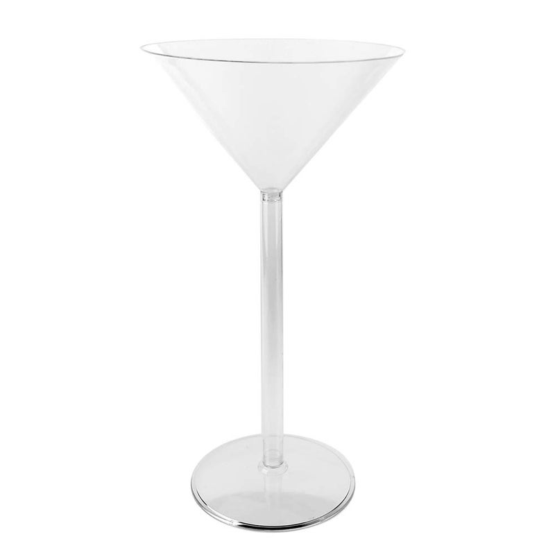 HOMEFORD Plastic Large Martini Glass Cup 18inch