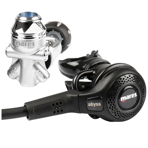 Mares Abyss 22 Navy II Scuba Diving Regulator Set - First (INT) and Second Stage - Image 1
