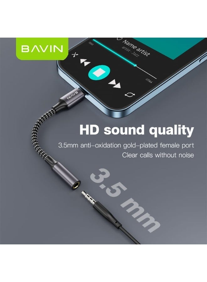 Bavin Audio Adapter for Connecting iPhones to Headphones or Other Audio Systems That Have Traditional 3.5mm Jack (Bluetooth Required) - Image 2