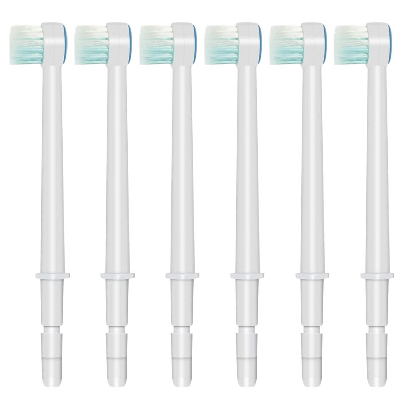 Replacement Tips for Waterpik Aquarius Water Flosser Waterpik Toothbrush Replacement Heads Toothbrush and Oral Irrigators 6 Brush Head Tips