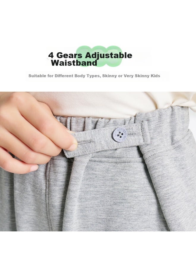 Q21 Children's Pants, Boys And Girls, Adjustable Waist, Sweat-absorbing, Wear-resistant, Sweatpants, Casual Sports Trousers - Image 1