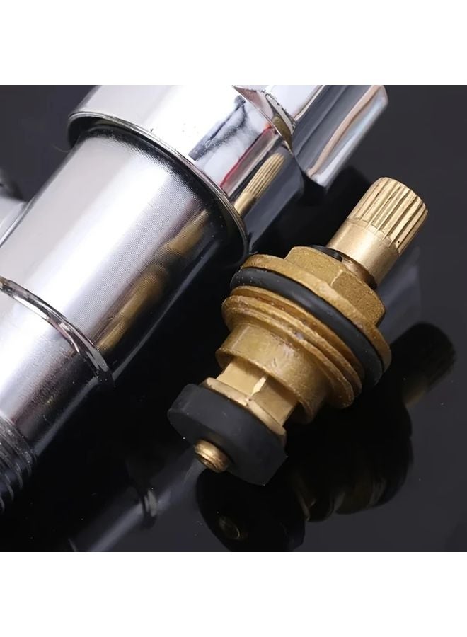 6pcs G1 2 Inch Quick Release Faucet Valve Cores Heavy Duty Metal Tap Valves Quick Connect Disconnect System - Image 5