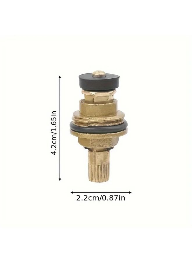 6pcs G1 2 Inch Quick Release Faucet Valve Cores Heavy Duty Metal Tap Valves Quick Connect Disconnect System - Image 4