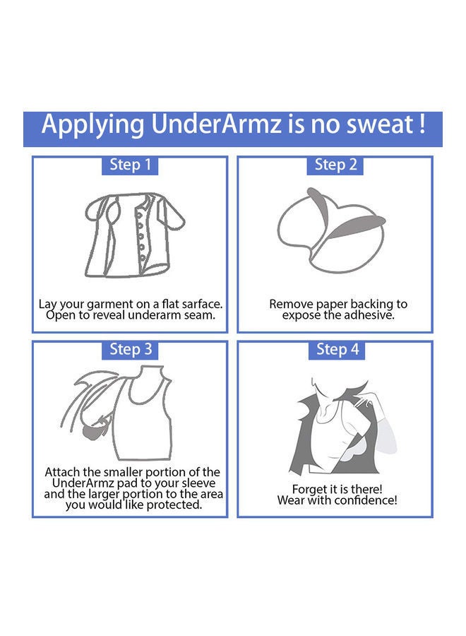 NIBEMINENT Underarm Sweat Pads Invisible Armpit Disposable Dress Shields Guard Protector for Women & Men - Image 3