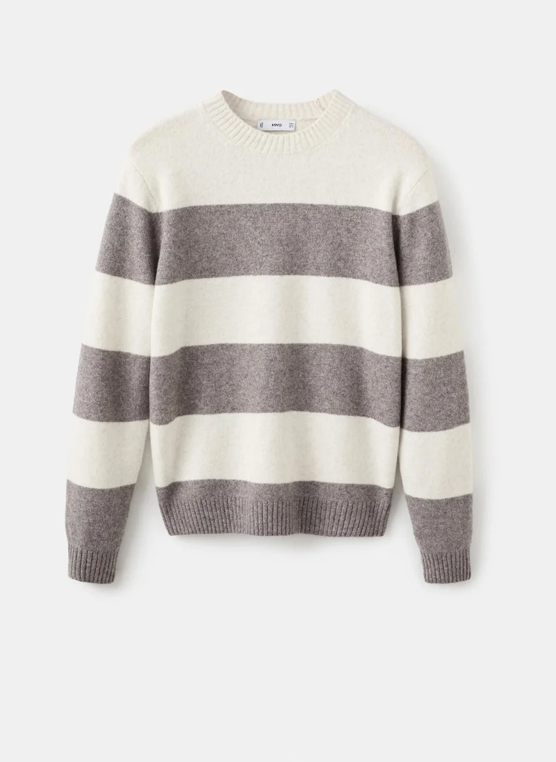Mango Man  Wool-blend striped sweater for Men | Best Price UAE
