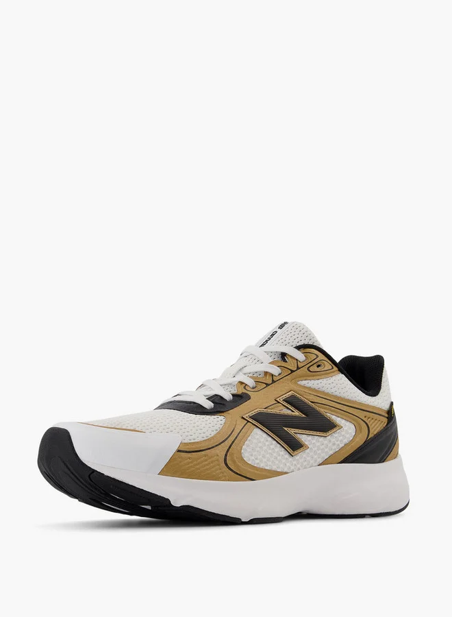 New Balance Men's Logo Print Lace-Up Sports Shoes