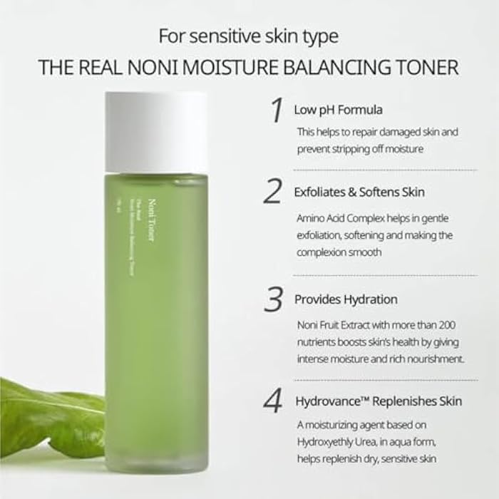 celimax Noni Moisture Balancing Toner | with Noni Extract, Facial Astringent, Hydrating, Exfoliating, for Sensitive Dry Skin, Fine Lines, Korean Skincare, 150ml - Image 5