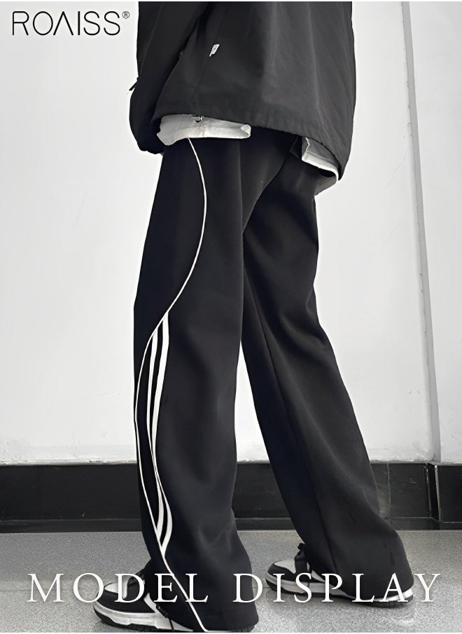 Side Striped Sports Leisure Pants Baggy Sweatpants Parachute Pants Wide Leg Cargo Joggers - pzsku/Z0C8A43D89BA59974B399Z/45/_/1715235059/833ac07d-3557-4aa4-8255-45c8a802bdb6