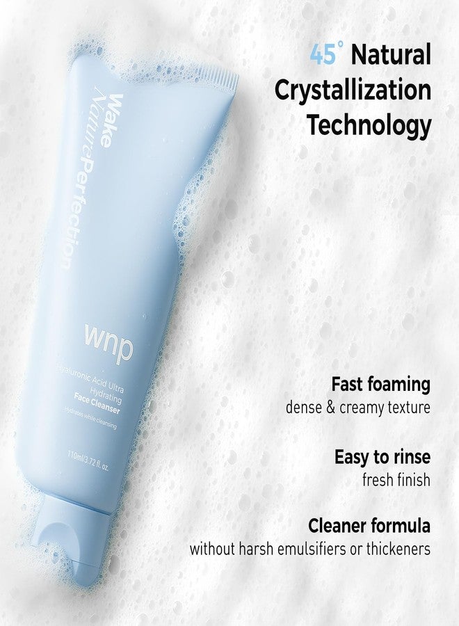 WNP Hyaluronic Acid Ultra-Hydrating Face Cleanser 50% Amino Acid, 4D Hyaluronic Acid, Ceramide & Centella Asiatica Gentle Daily Facial Wash for Dry & Sensitive Skin Vegan SkinCare - Image 5