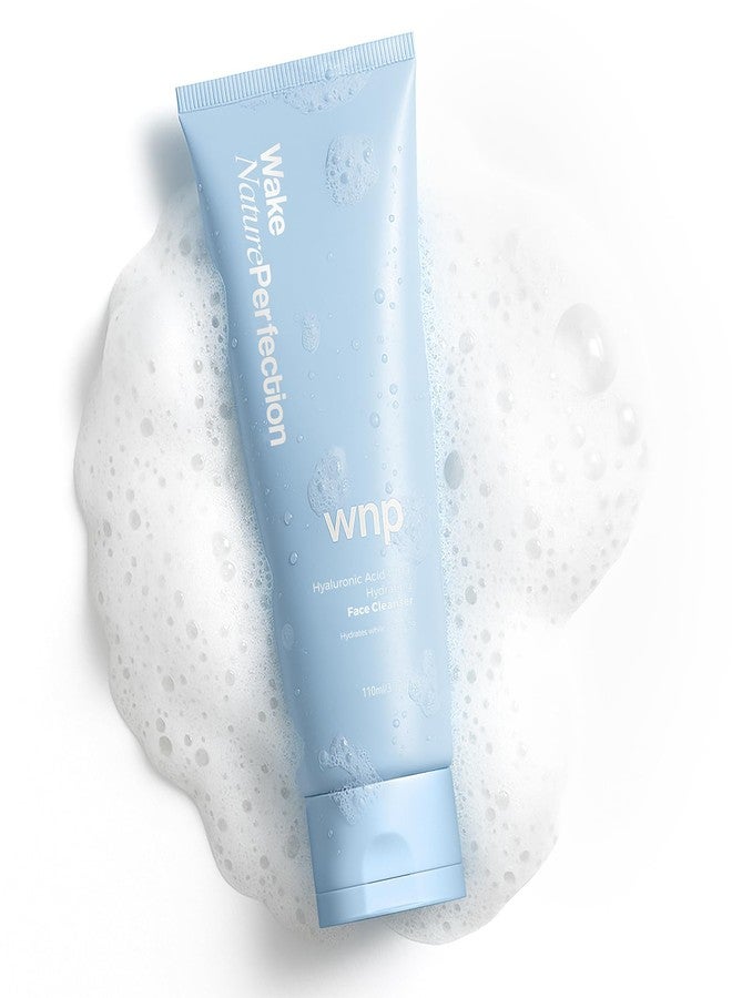 WNP Hyaluronic Acid Ultra-Hydrating Face Cleanser 50% Amino Acid, 4D Hyaluronic Acid, Ceramide & Centella Asiatica Gentle Daily Facial Wash for Dry & Sensitive Skin Vegan SkinCare - Image 1