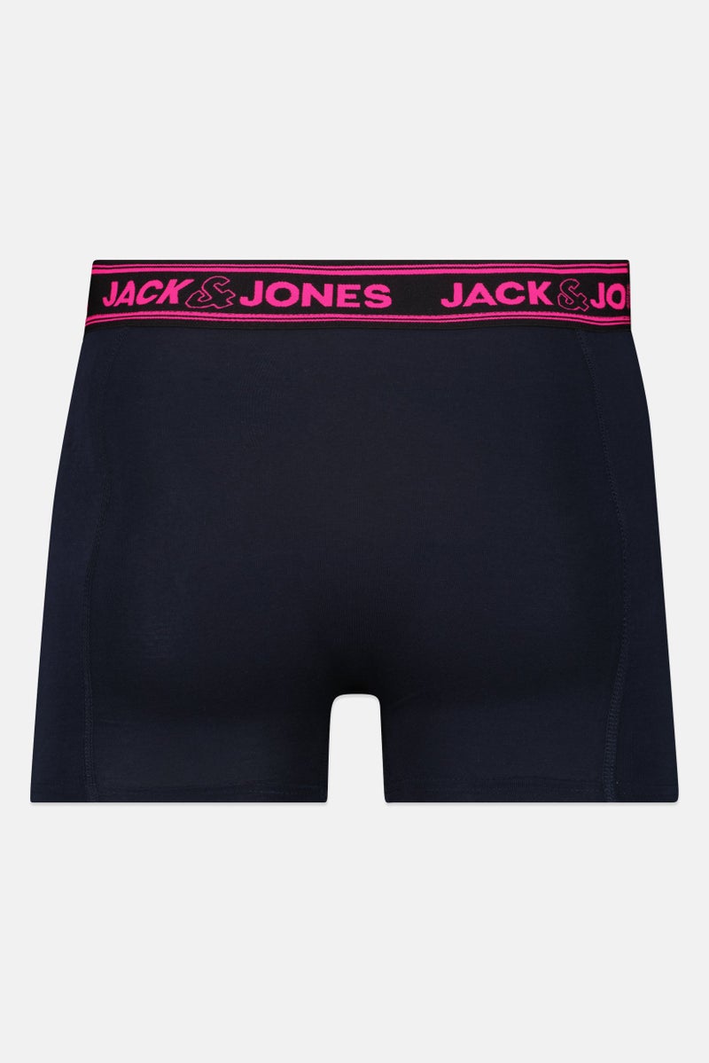 Jack Jones Men 3 Pieces Brand Logo Boxer Brief, Multicolor - Image 2