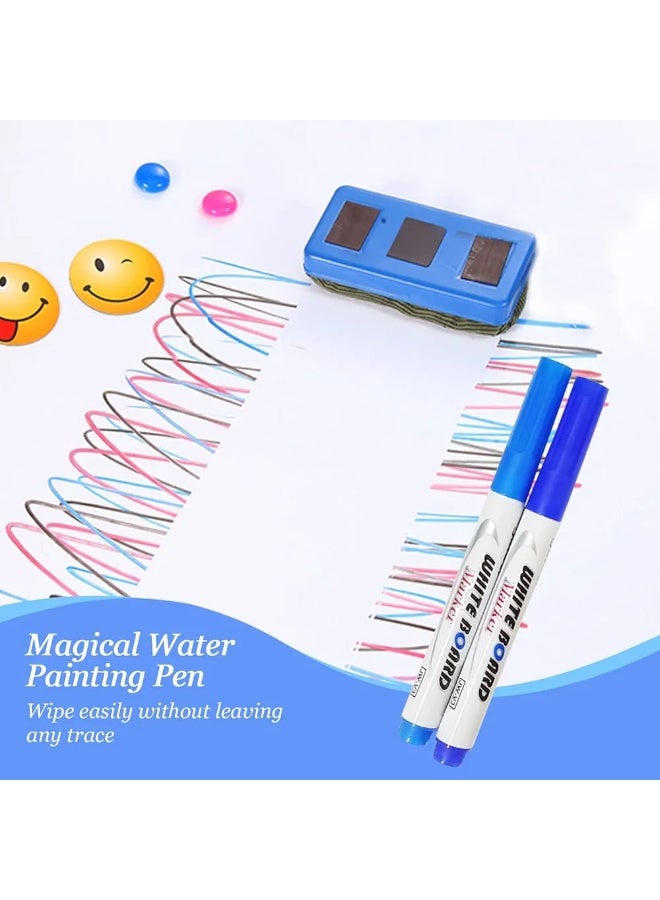 Magic Watercolor Pen Set for Water Painting – 11 Colors with Ceramic Spoon - Image 5