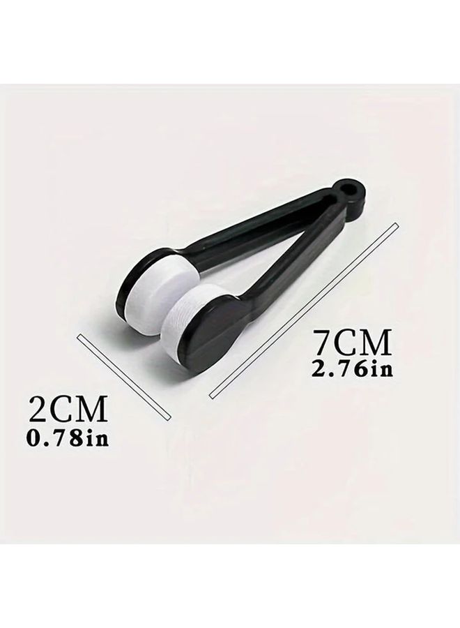 1 Pack Glasses Cleaner Multi-functional Portable Lens Cleaning Wipe Brush Lintfree Microfiber Cloth Compact Ideal For Contact Lens Users And Office Workers - Image 3