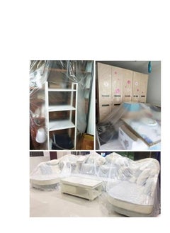 Generic Plastic Sheets for Dust and Paint Protection – Disposable Polyethylene Furniture Covers  - Image 4