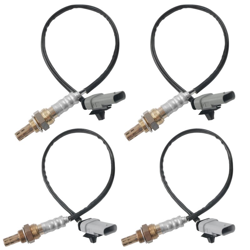 BELKEBIR 4 PCS Oxygen Sensor Upstream Downstream O2 Sensor Compatible with Chevy GMC 4.3 5.3 6.2L 2014-2017 Silverado Sierra 1500, 2015-2018 Suburban Tahoe Yukon XL, Cadillac Escalade Replace 234-4940 234-4974 - Image 1