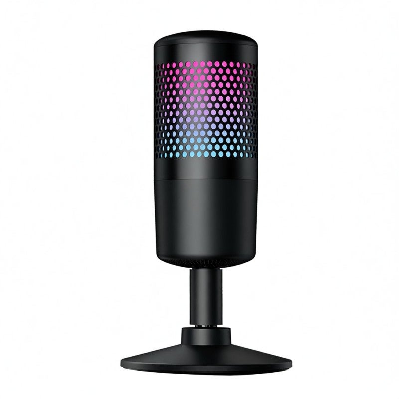 TAKSTAR USB Digital Microphone Plug Play RGB Condenser Mic - Professional Sound Card - Cardioid Pickup Mute Monitor Noise Reduction for Recording Gaming Streaming - Image 1