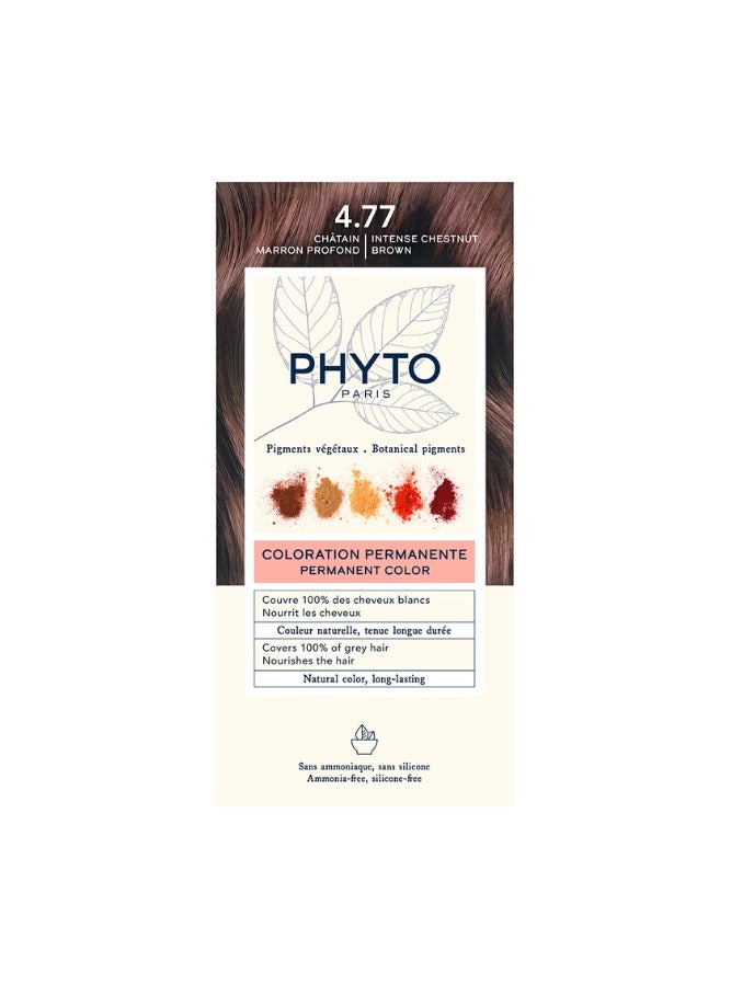 Phyto Color Hair Color Intense Chestnut Brown 4.77