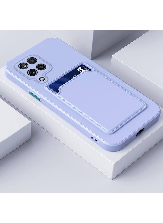 S-TOP Case For Samsung Galaxy A22 5G Skin Feel Card TPU Contrast Color Button Phone Case - Image 1