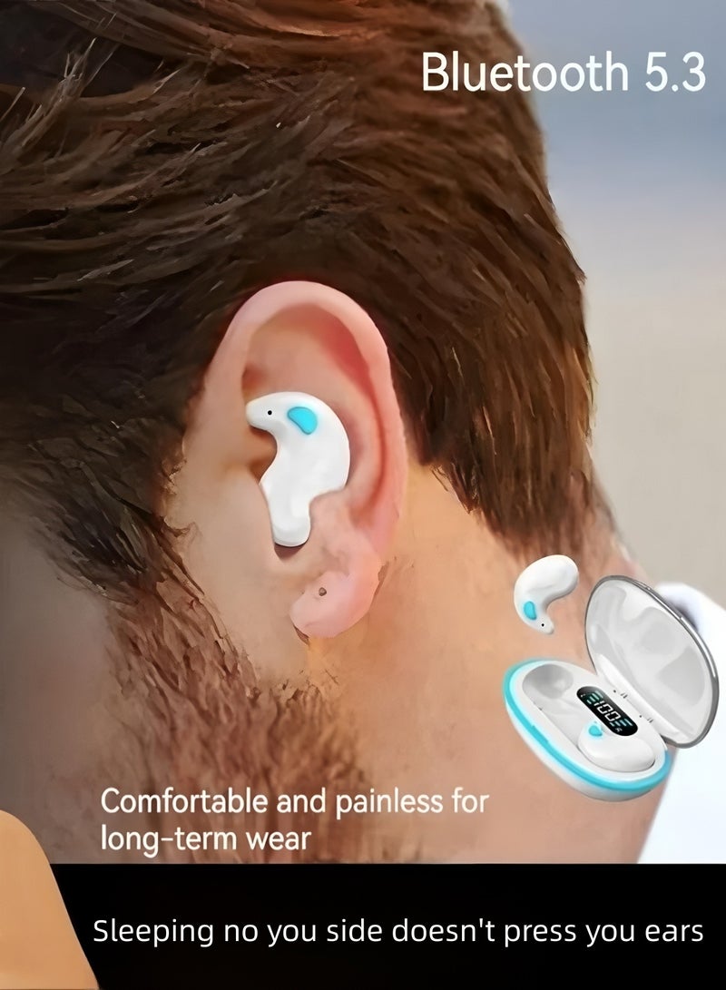 JEEJPV True Wireless Earbuds, In-Ear Bluetooth 5.3 Headphones 4-Mics ENC Clear Call, Bluetooth Earbuds Touch Control 40 Playtime, IPX6 Waterproof TWS, Light-Weight Earphones - Image 2