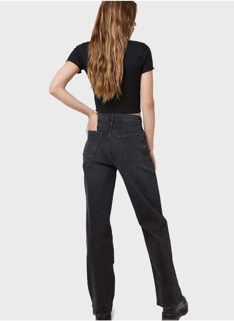 Ardene High Waist Denim Jeans