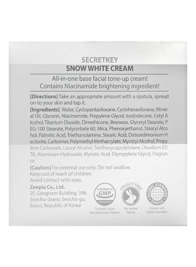 Secret Key Snow White Cream 1.76oz 50g - Image 4