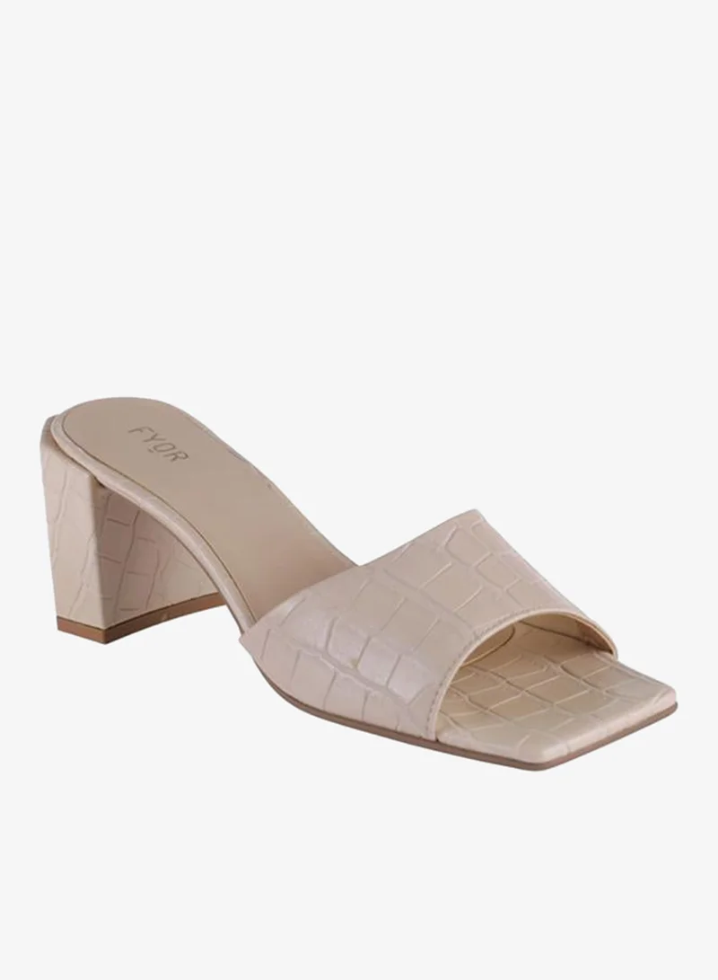 فايور Casual Round Heel Mule BSS 059