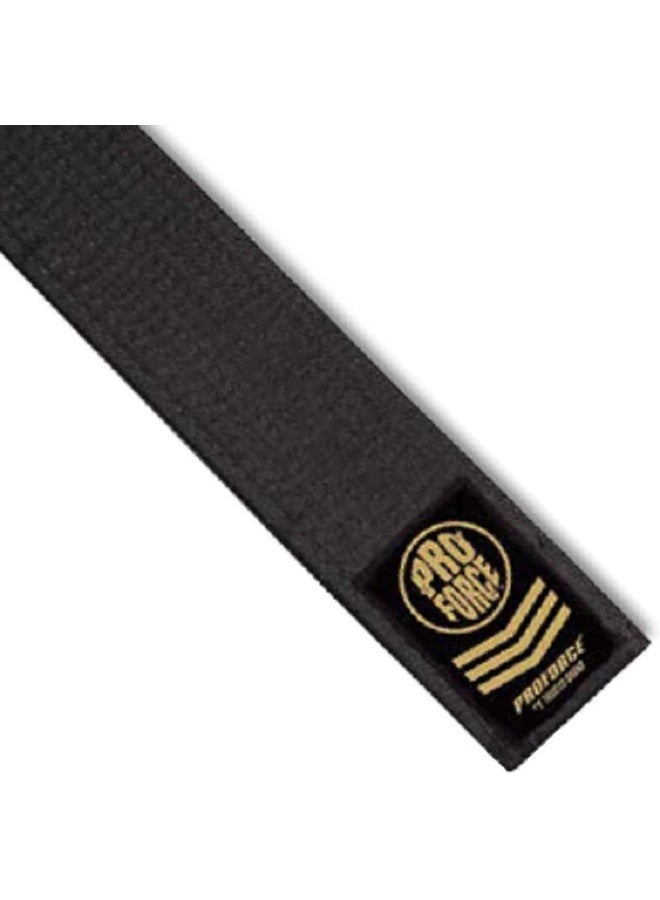 Pro Force ProForce 2 in. Martial Arts Black Belt - Size 5  - Image 2