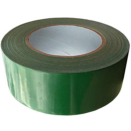 Exa Duct Tape 1.88 Inches x 60 Yards, Duct Tape for Crafts, Extra Strength, No Residue, DIY, Repairs, Indoor Outdoor Use, Book Repair, Must Have Garage Tool (1.88 X 60 Yards) (Dark Green) - Image 2